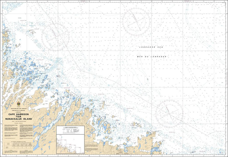 CHS Chart 5023: Cape Harrison to / à Nunaksaluk Island