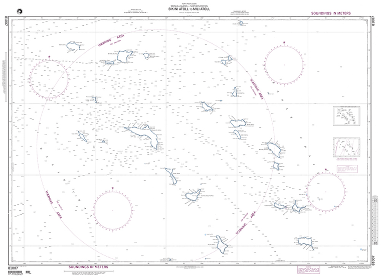 NGA Chart 81007: Bikini Atoll to Mili Atoll (OMEGA)