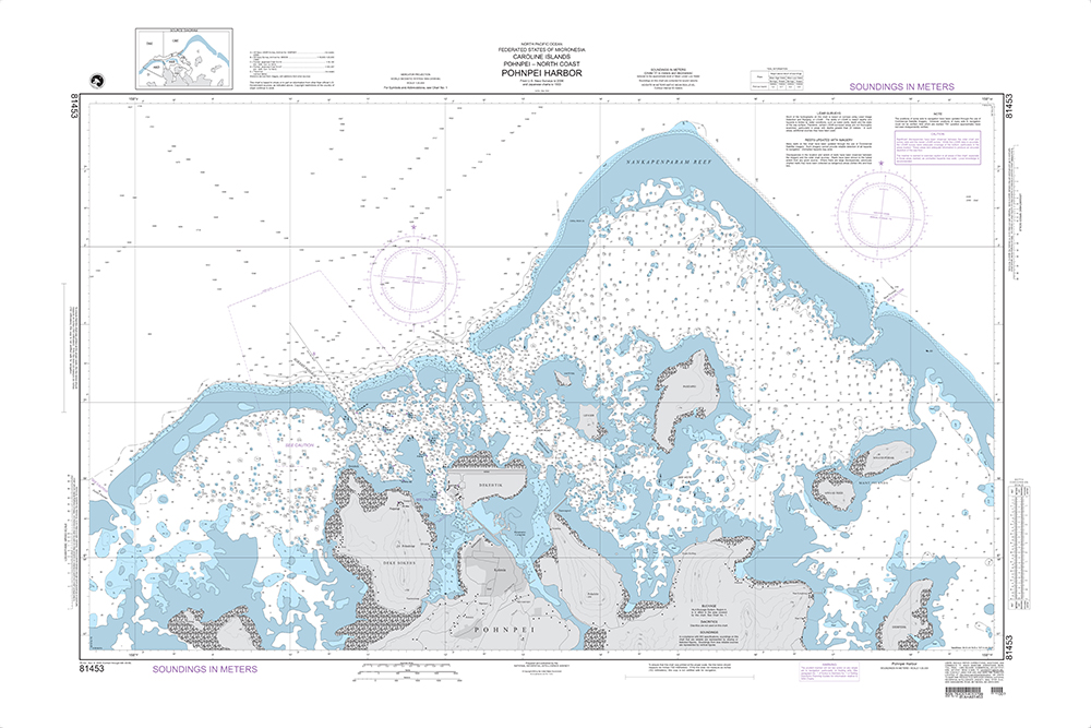 NGA Chart 81453: Pohnpei Harbor (Caroline Islands)