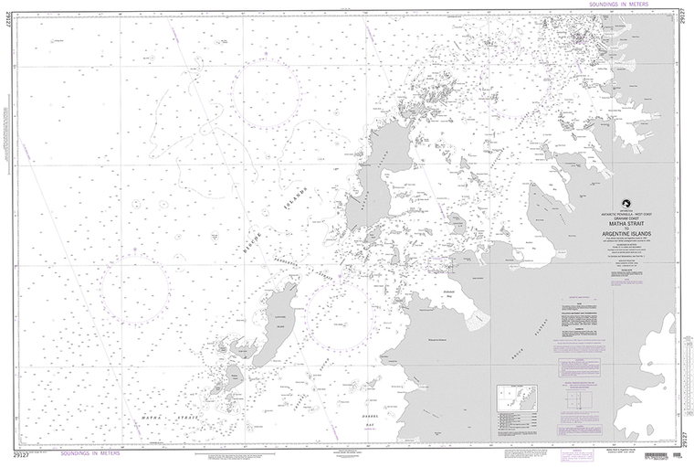 NGA Chart 29127: Matha Strait to Argentine Islands