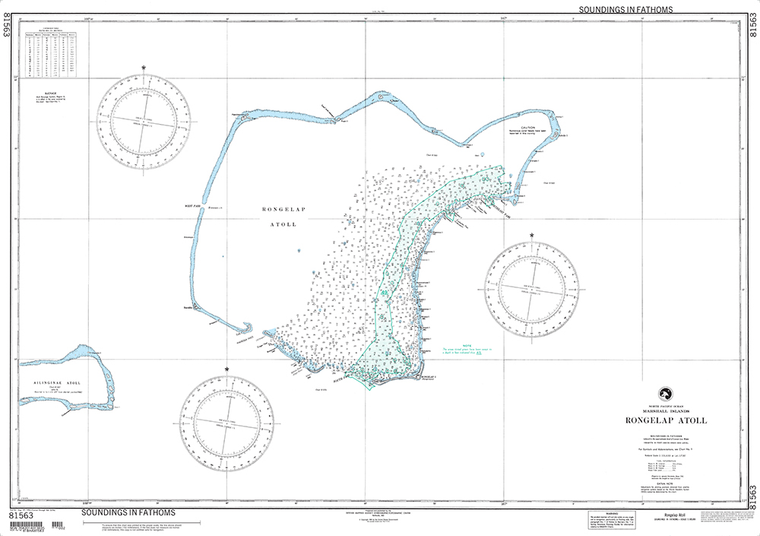 NGA Chart 81563: Rongelap Atoll (Marshall Islands)