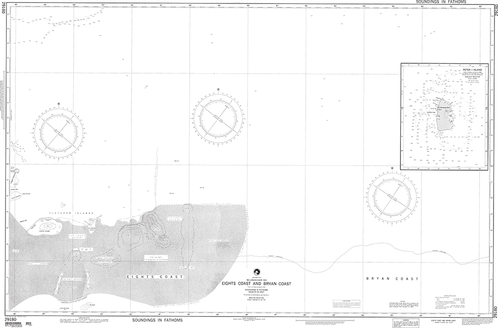 NGA Chart 29180: Eights Coast and Land Bryan Coast (Bellingshausen Sea)