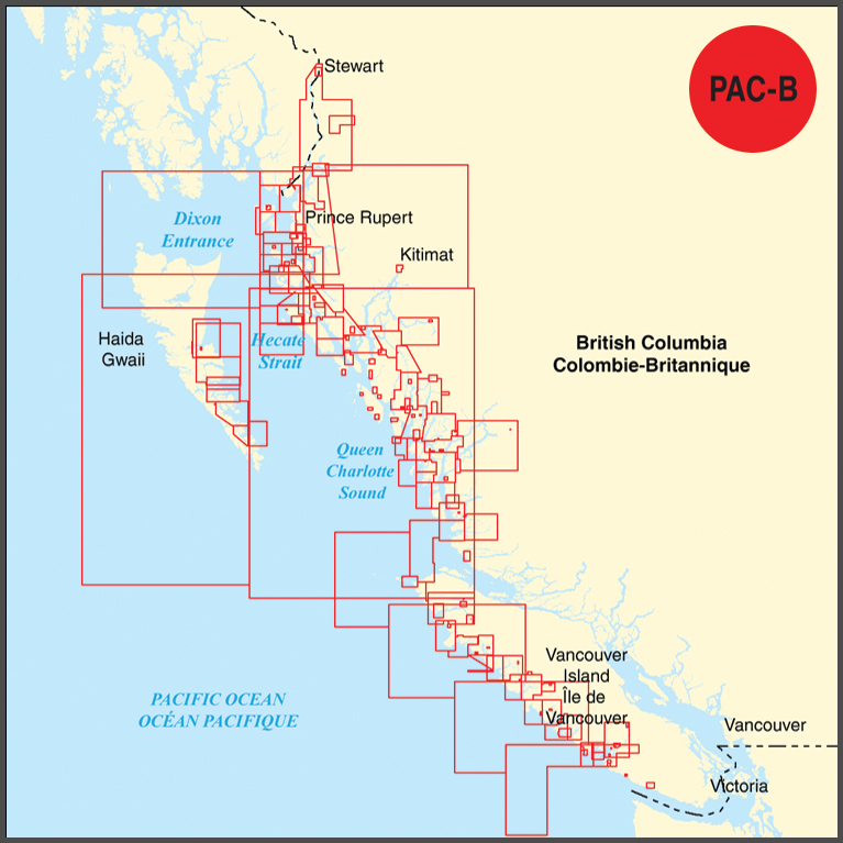 PAC B ENC Canadian Digital Chart Collection Vancouver Island West