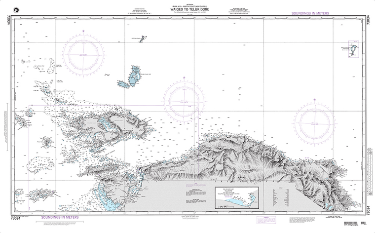 NGA Chart 73034: Waigeo to Teluk Dore