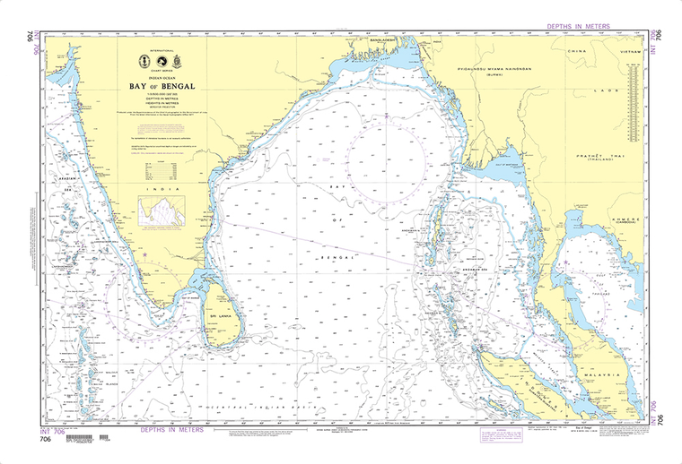 NGA Chart 706: Bay of Bengal (OMEGA)