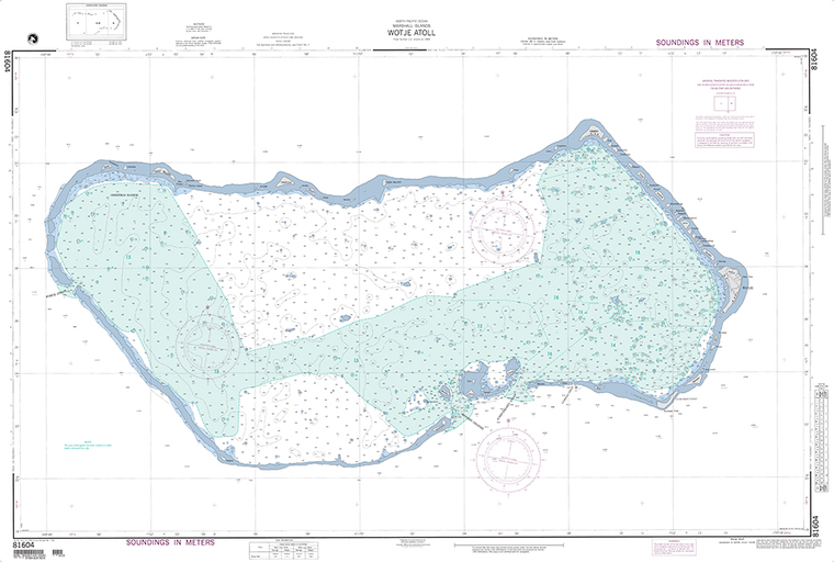 NGA Chart 81604: Wotje Atoll (Marshall Islands)