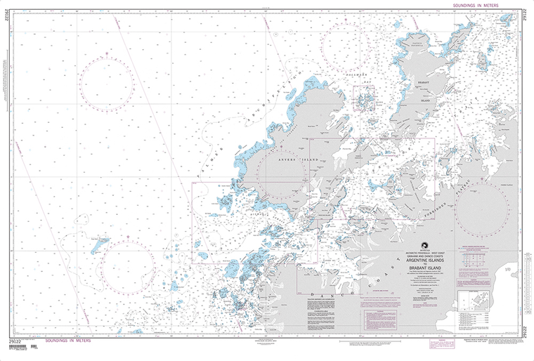 NGA Chart 29122: Argentine Islands to Brabant Island