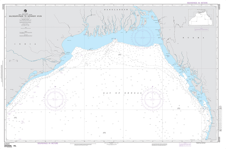 NGA Chart 63020: Kalingapatam to Goyagyi Kyun