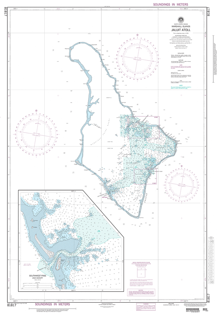 NGA Chart 81817: Jaluit Atoll