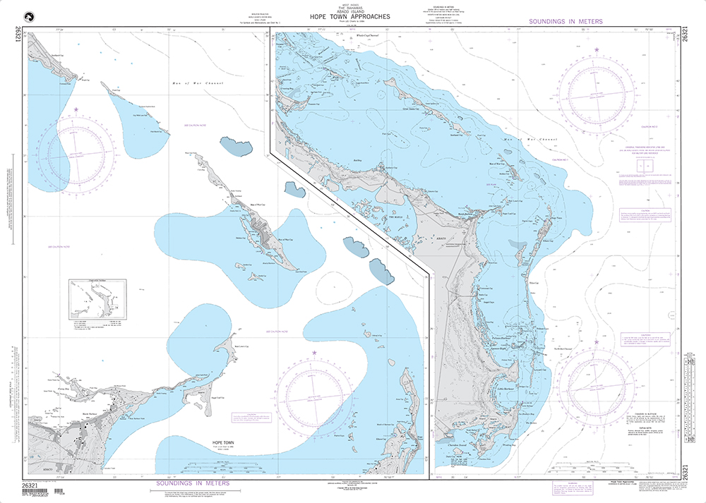 NGA Chart 26321: Hope Town Approaches