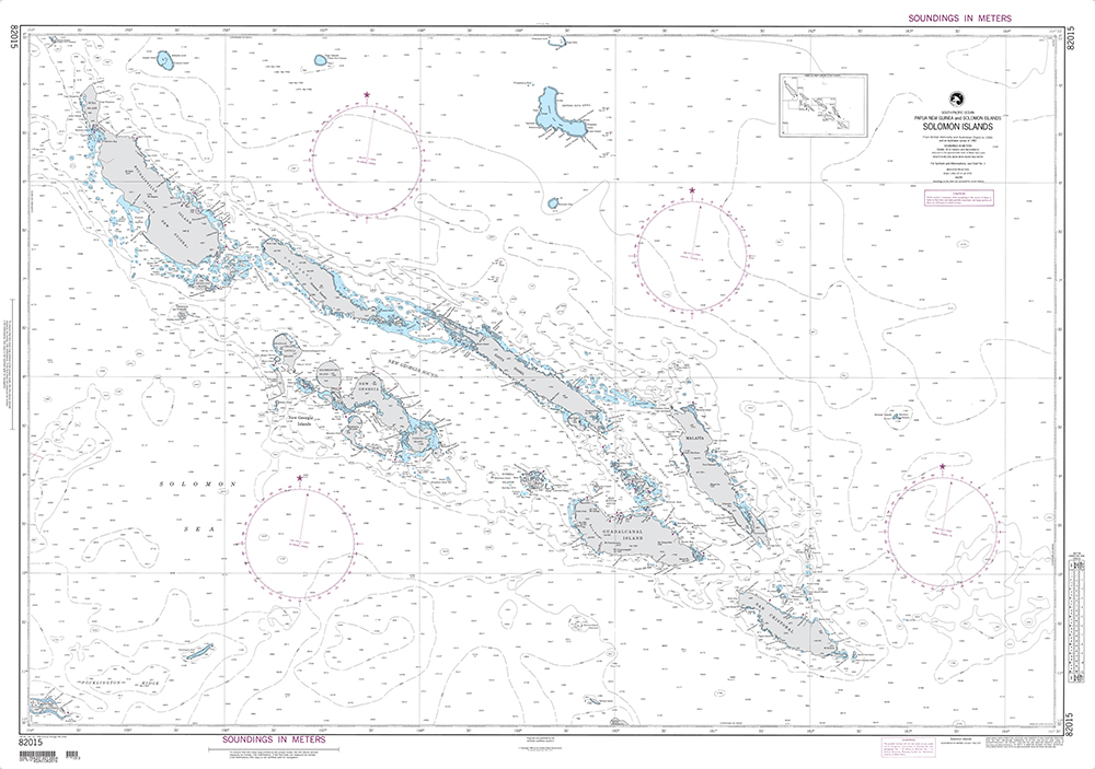 NGA Chart 82015: Solomon Islands