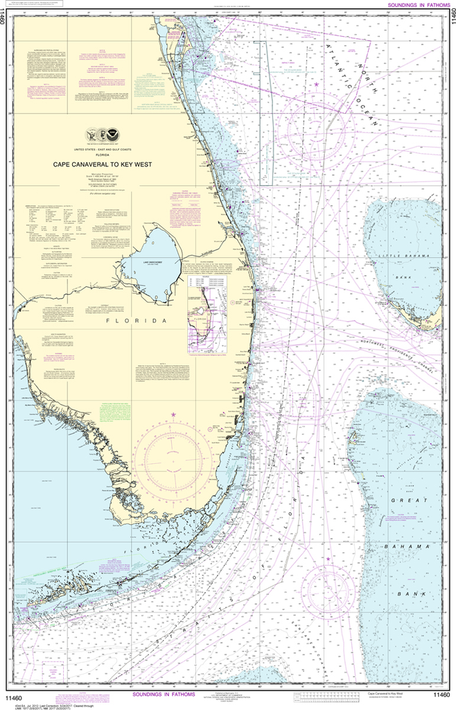 Waterproof Charts - Cape Canaveral Offshore Fishing