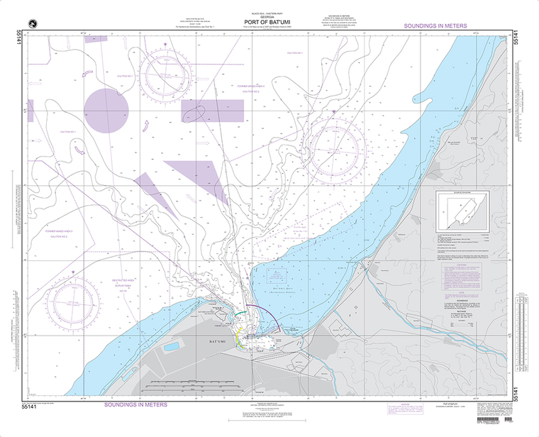 NGA Chart 55141: Port of Batumi