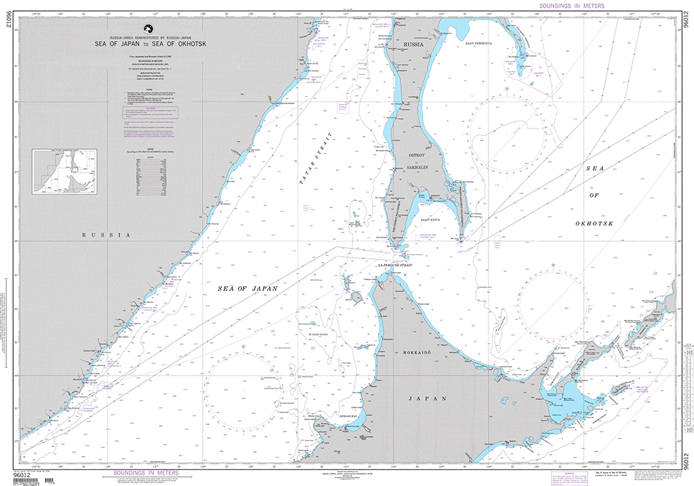 NGA Chart 96012: Sea of Japan to Sea of Okhotsk