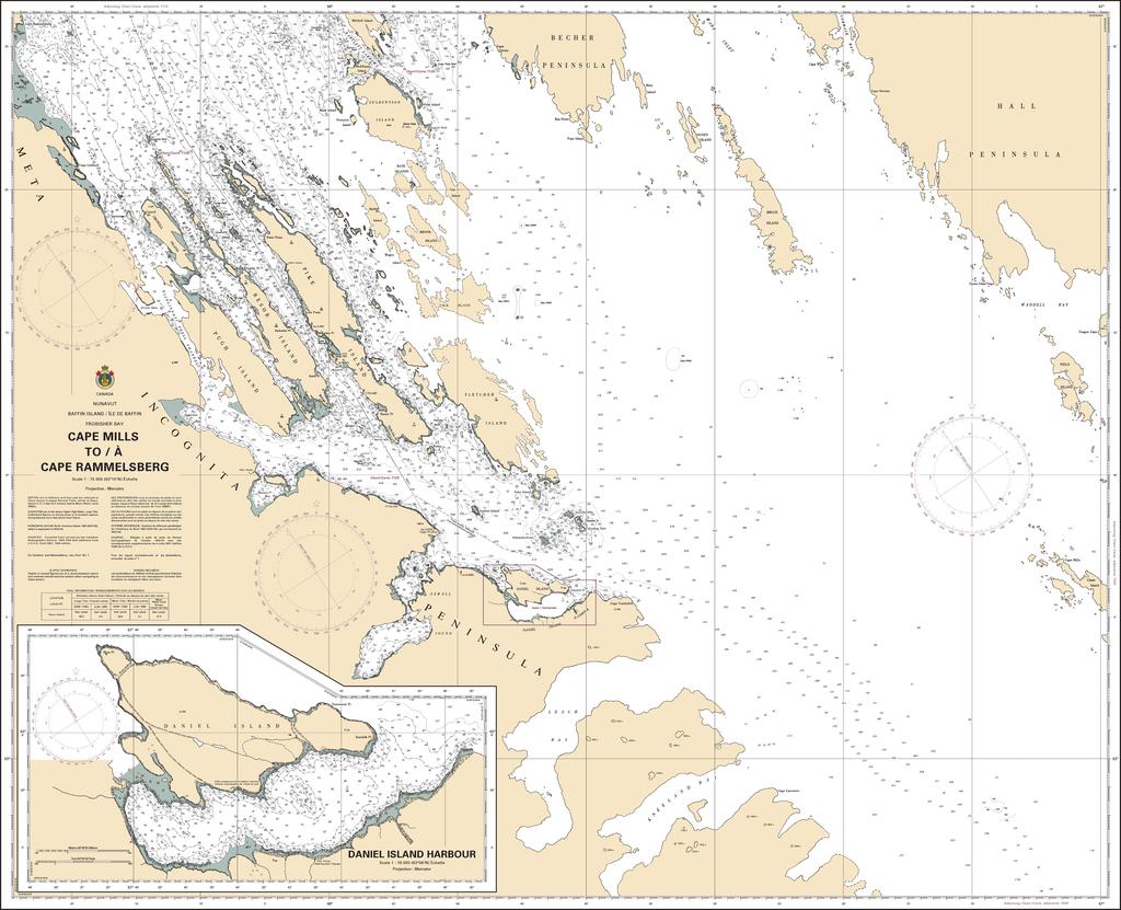 CHS Chart 7121: Cape Mills to/à Cape Rammelsberg