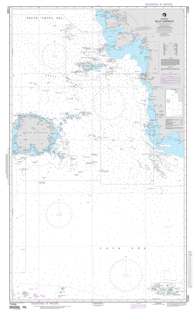 NGA Chart 71036: Selat Karimata