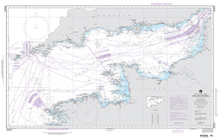 NGA Chart 36005: English Channel