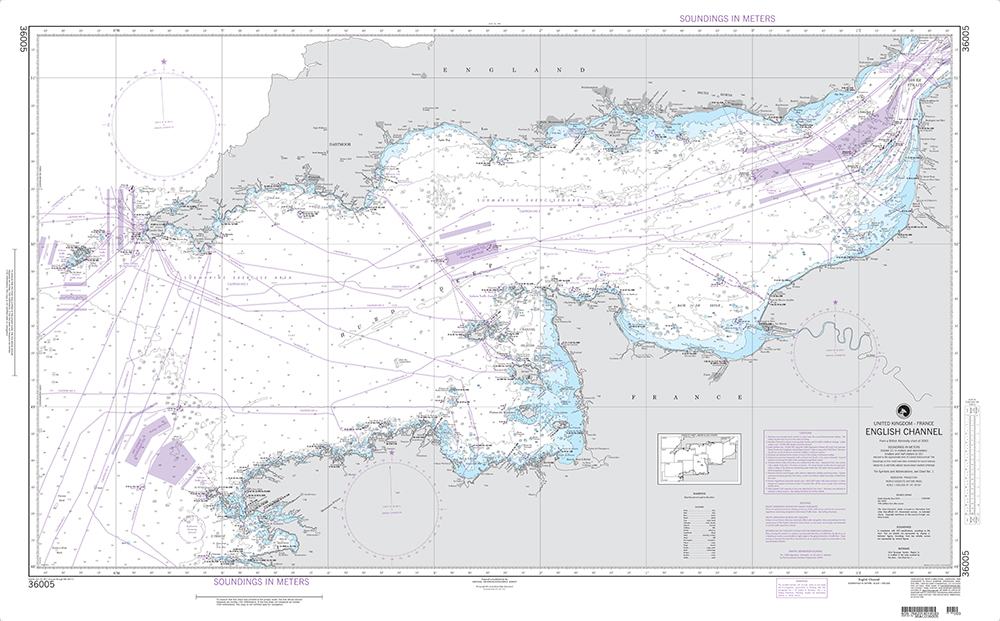 NGA Chart 36005: English Channel