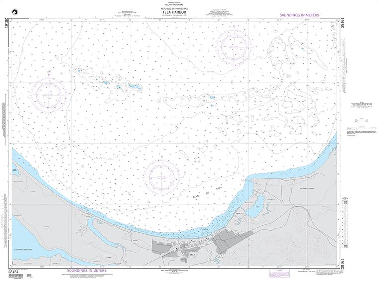 NGA Chart 28161: Tela Harbor