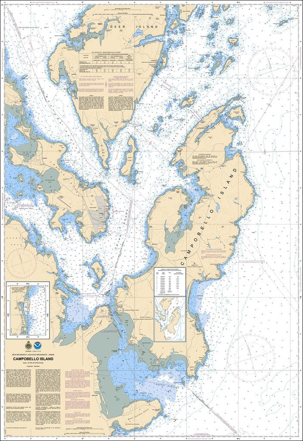 CHS Chart 4114: Campobello Island - Captain's Nautical Books & Charts