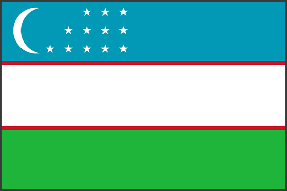 Flag of Uzbekistan