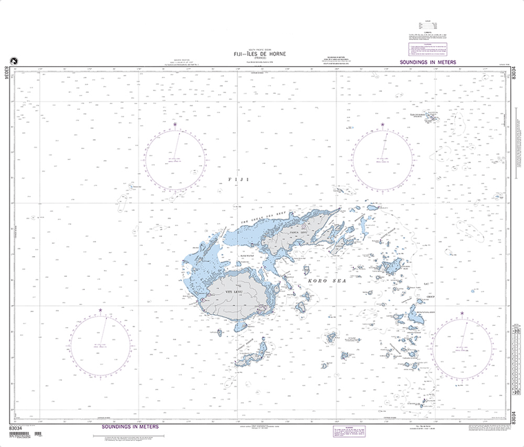 NGA Chart 83034: Fiji-Iles de Horne (OMEGA)