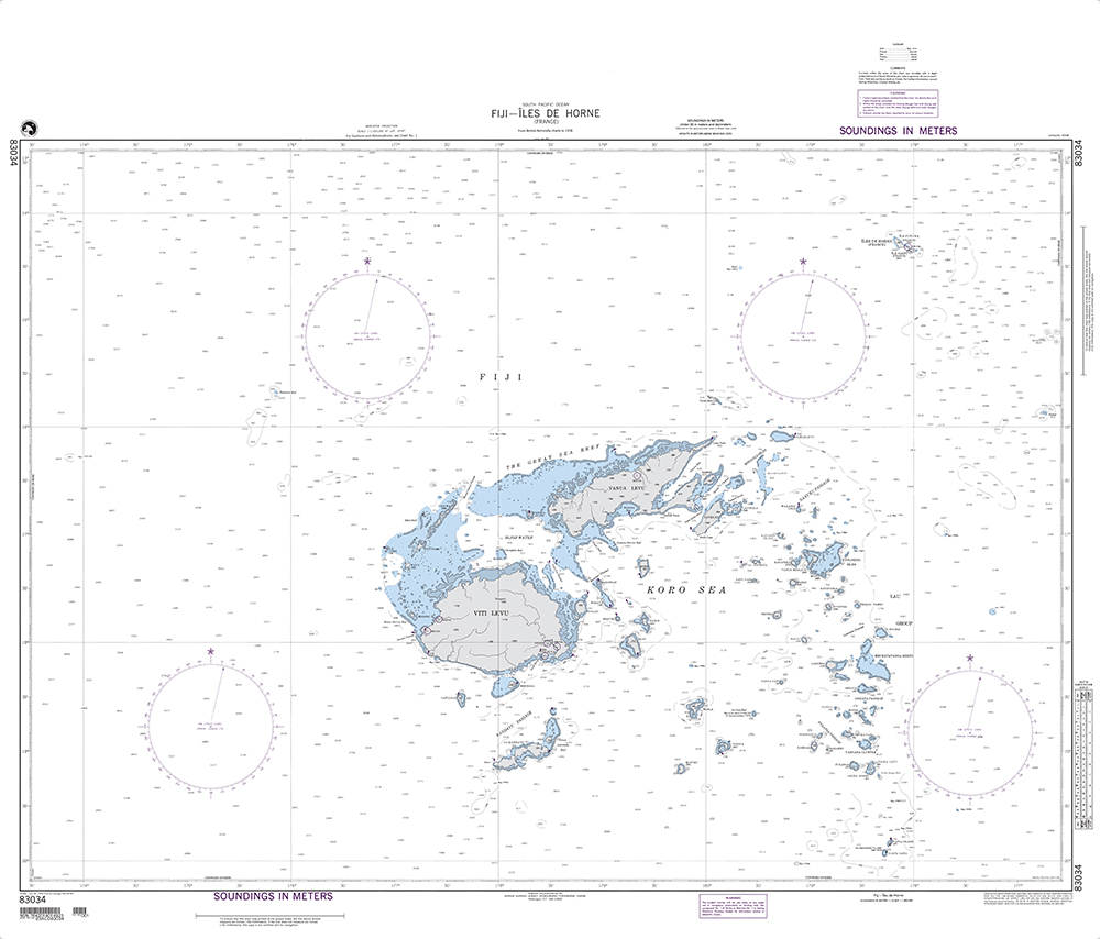 NGA Chart 83034: Fiji-Iles de Horne (OMEGA)