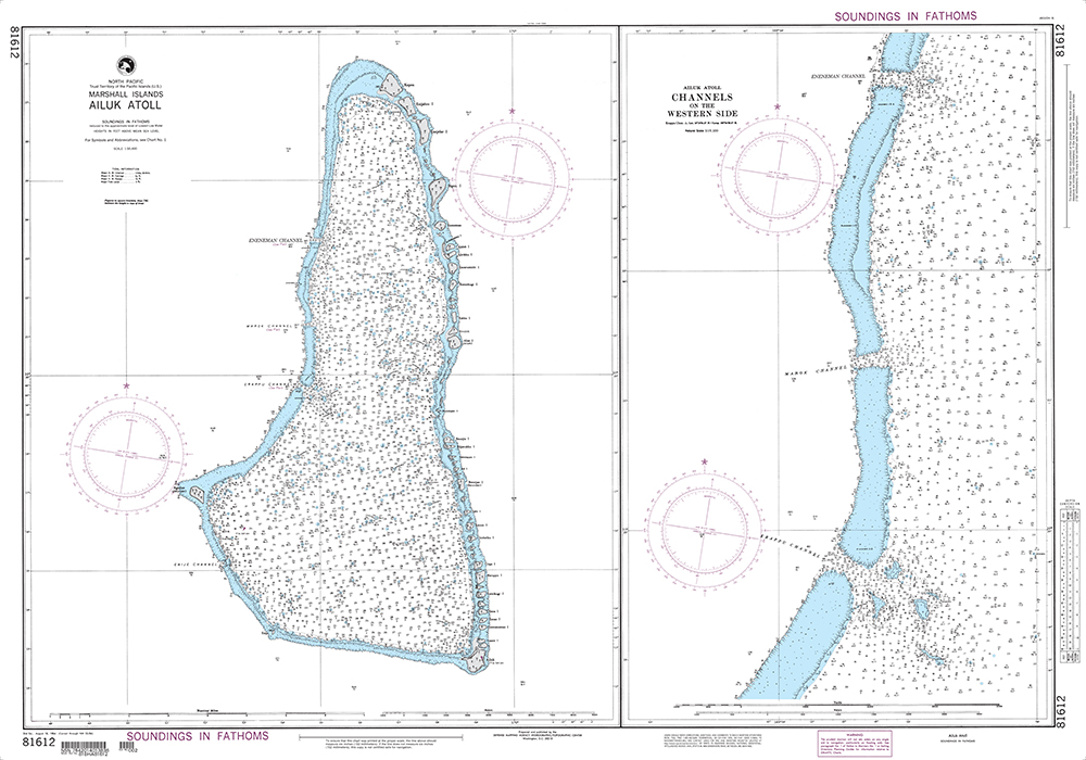 NGA Chart 81612: Alluk Atoll (Marshall Islands)