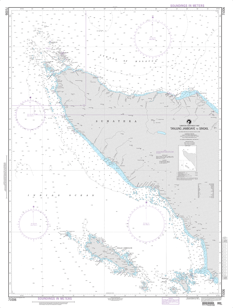 NGA Chart 71006: Tanjung Jamboaye to Singkil