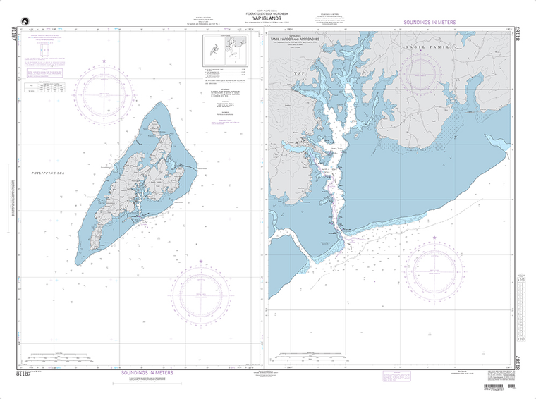 NGA Chart 81187: Yap Islands (Caroline Islands)