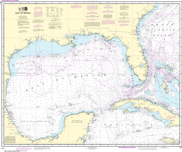 US Charts, Large Sailing Charts - Captain's Supplies - Captain's ...