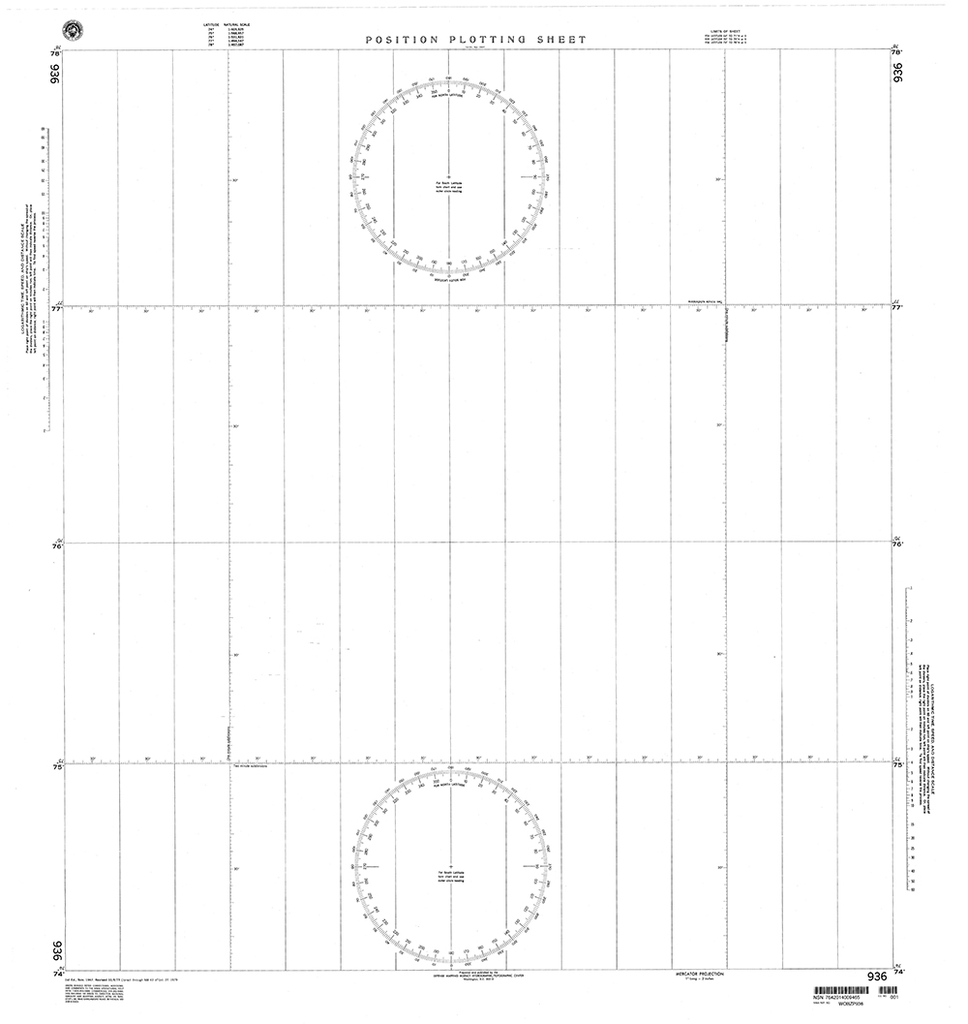 NGA Chart 936: Plotting Chart 936