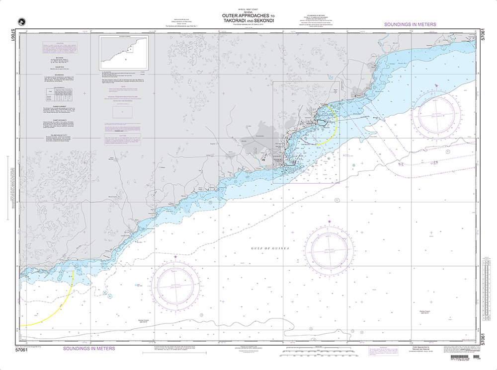 NGA Chart 57061: Approaches to Takoradi and Sekondi