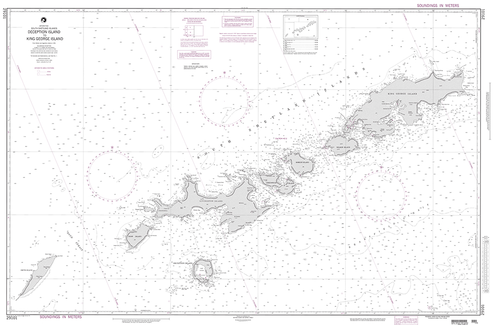 NGA Chart 29101: Deception Island to King George Island