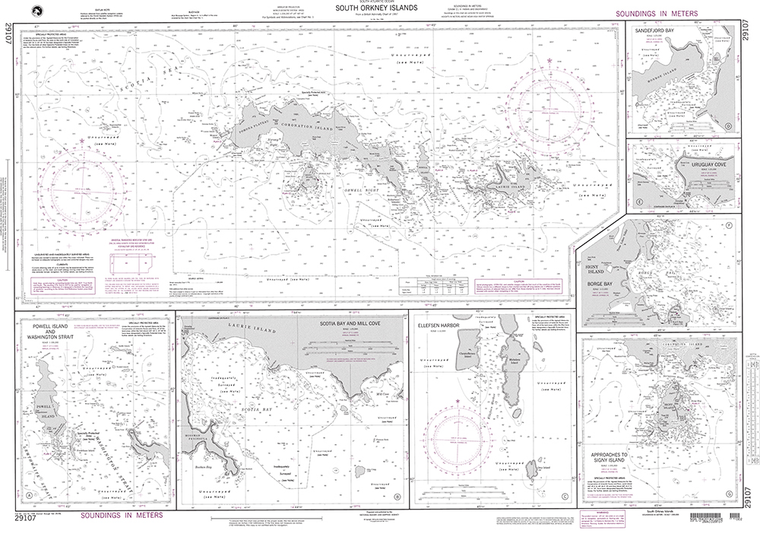 NGA Chart 29107: South Orkney Islands