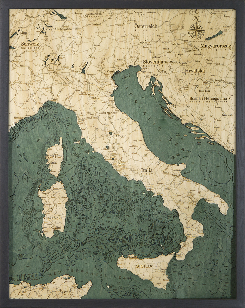 WoodChart of Italy